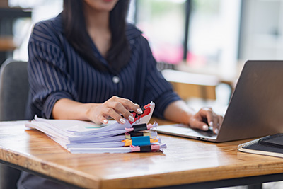Abholung der Unterlagen vom Steuerberater